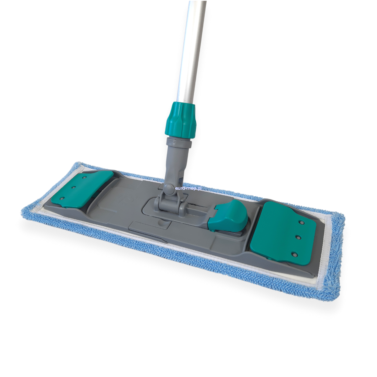 Profesjonalny mop TTS Speedy Light 40 Microblue zapinany mikrofaza z kijem teleskopowym