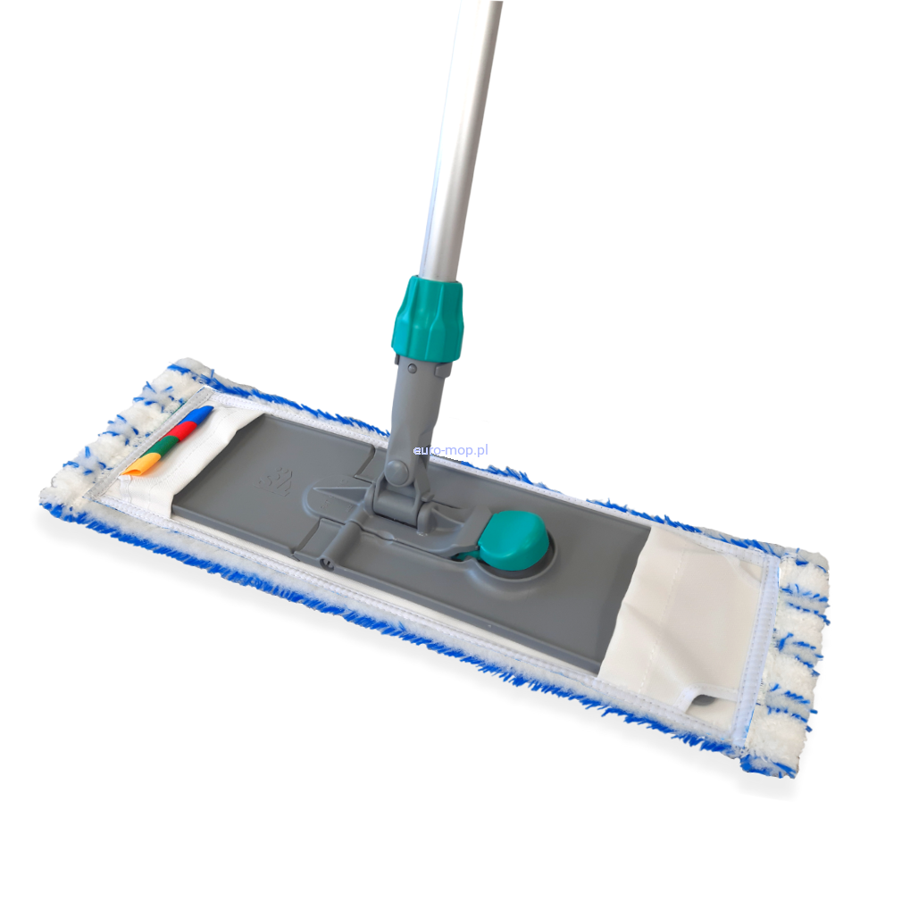 Profesjonalny mop kieszeniowy TTS Pocket 40 Soft Band z kijem aluminiowym do mycia podłóg w domu w systemie jednego kontaktu