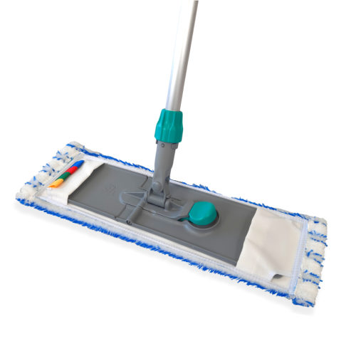 Profesjonalny mop TTS Pocket 40 z wkładem kieszeniowym Soft Band  z kijem aluminiowym