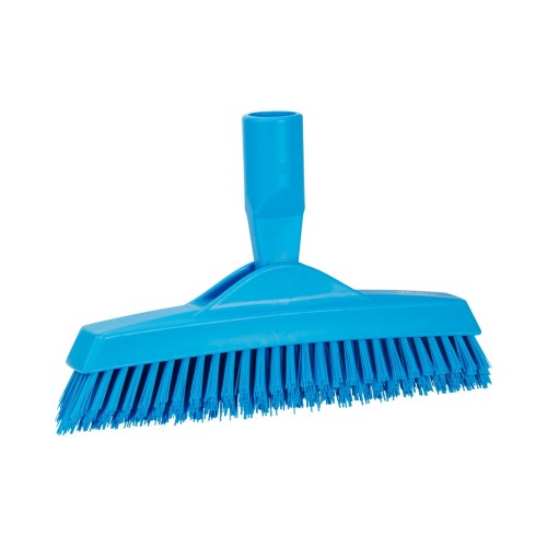 Wąska szczotka do szorowania z ruchomym przegubem bardzo twarda niebieska 22,5 cm Vikan
