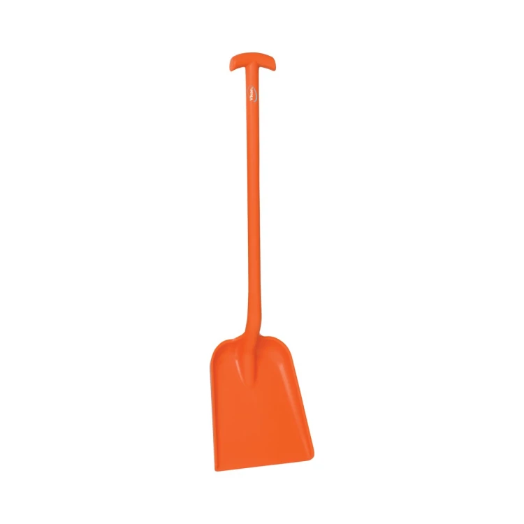 Szufla 103,5 cm z uchwytem T i małą łopatą pomarańczowa Vikan
