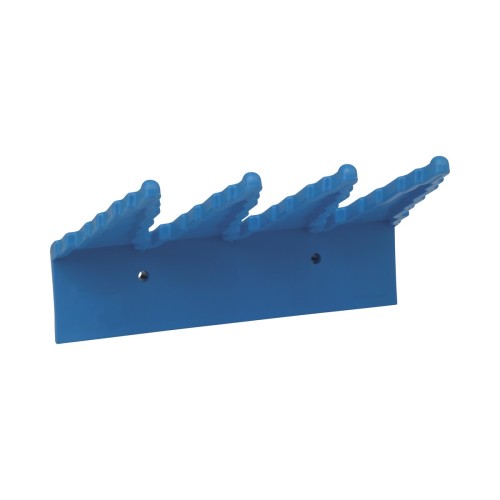 Wieszak ścienny 24 cm ultrahigieniczny bez szczelin niebieski Vikan