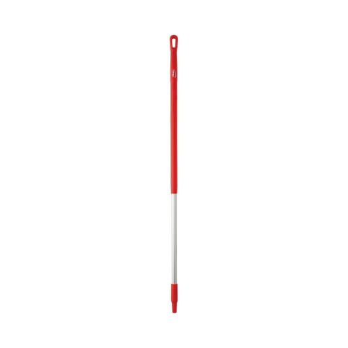 Kij aluminiowy Ø31 mm 131 cm z uchwytem komfortowym czerwony Vikan