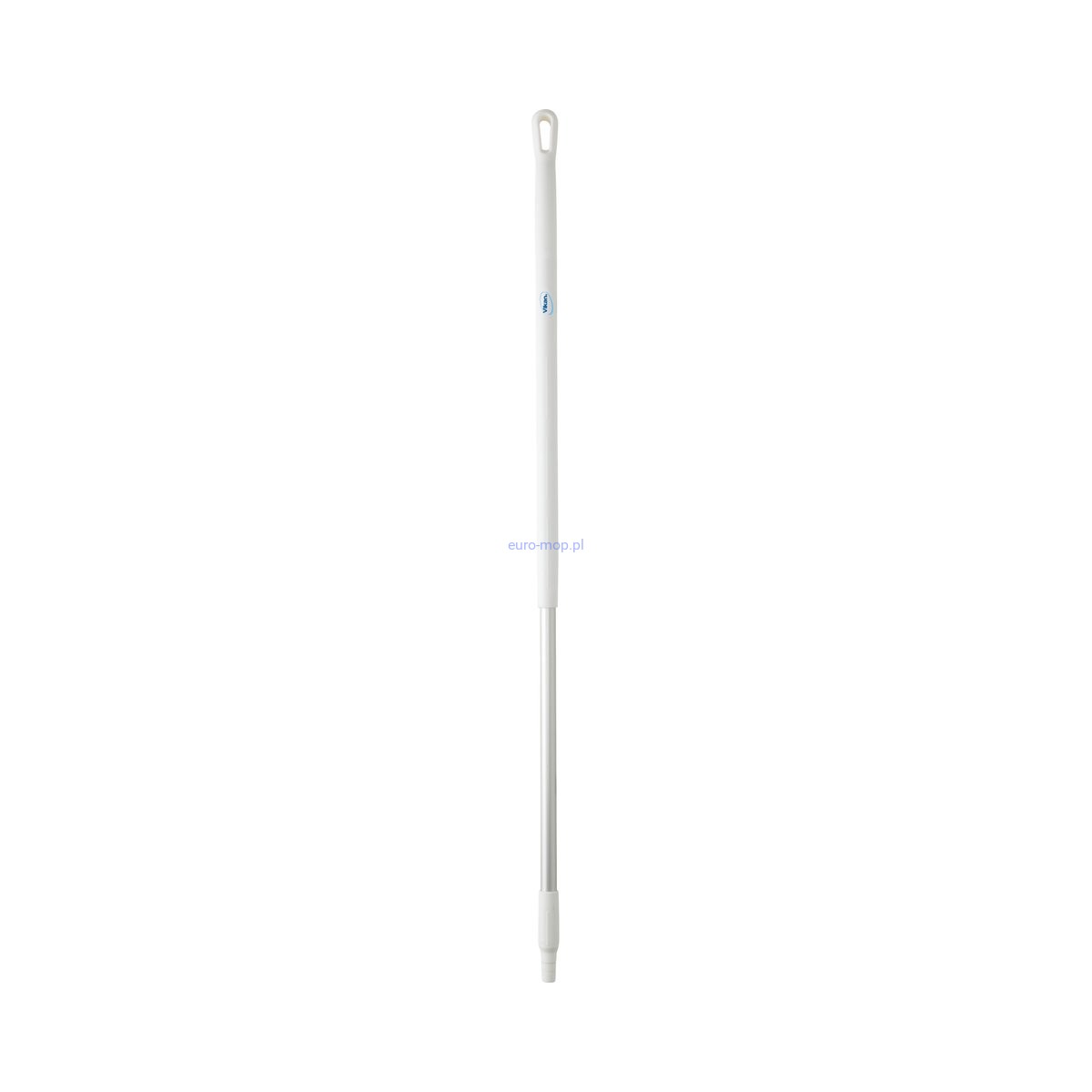 Kij aluminiowy Ø31 mm 131 cm z uchwytem komfortowym biały Vikan
