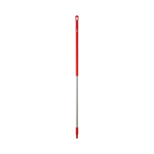 Kij ze stali nierdzewnej Ø31 mm 151 cm z uchwytem czerwony Vikan