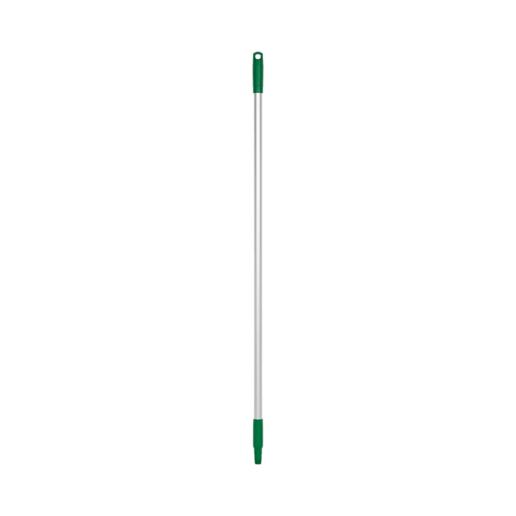 Kij aluminiowy Ø25 mm 126 cm z kolorowym uchwytem zielony Vikan