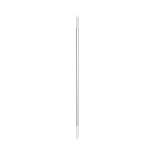 Kij aluminiowy Ø25 mm 126 cm z kolorowym uchwytem biały Vikan