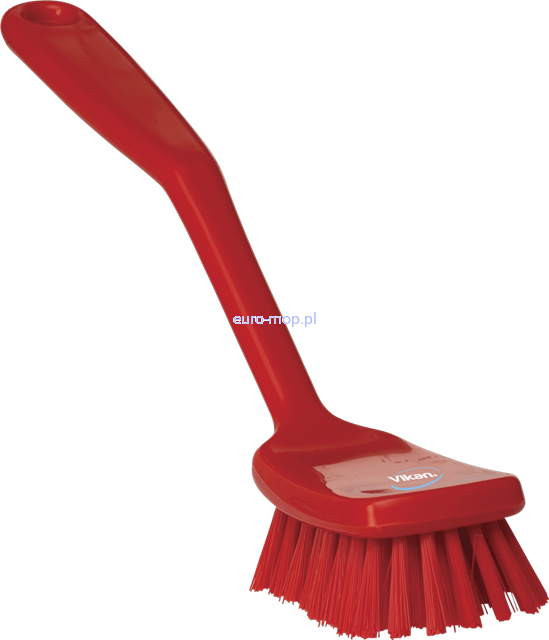 Szczotka z uchwytem średnia czerwona 29cm Vikan