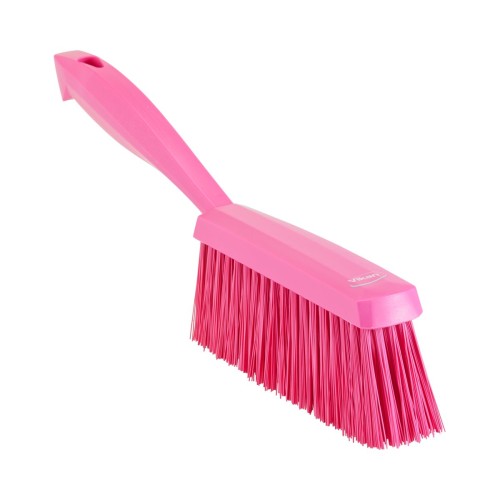 Zmiotka z uchwytem 33 cm średnia różowa Vikan