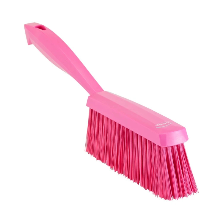 Zmiotka z uchwytem 33 cm średnia różowa Vikan