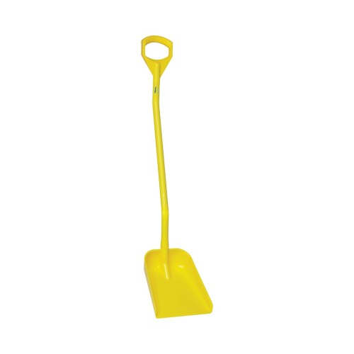 Szufla ergonomiczna 128 cm z małą łopatą uchwyt D żółta Vikan