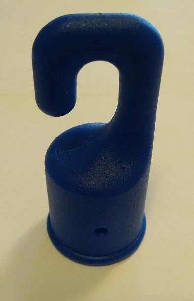 Zawieszka plastikowa Euro System do kija niebieska