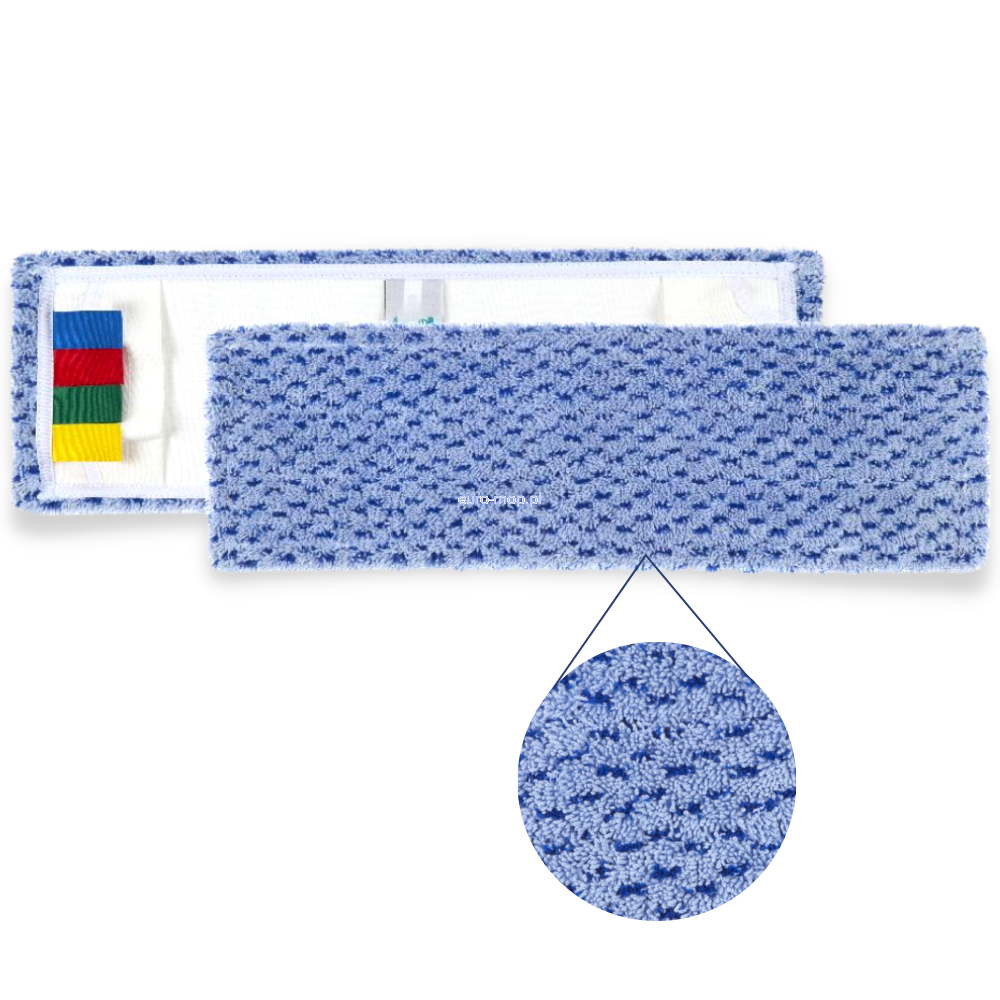Wkład kieszeniowy szorujący do mopa EUROSCRUB 40cm
