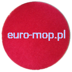 Pad okrągły czerwony 11" Fibratesco F510511