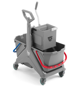 TTS Nickita O-Key 2x25L wózek do mycia podłóg z wyciskarką doczołową