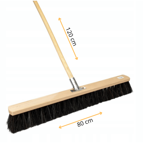 miotła profesjonalna ANDHY Broom 80cm z kijem 120cm
