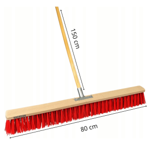 zamiatacz ulicówka ANDHY Broom 80cm + kij drewniany 150cm