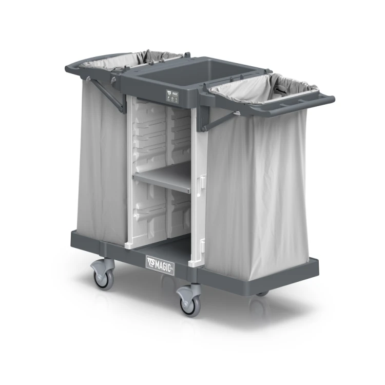 Wózek hotelowy TTS Magic Hotel 800B z 2 workami 120 l