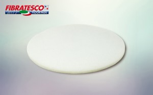 Pad maszynowy biały 11" Fibratesco Range 6 do polerowania na sucho
