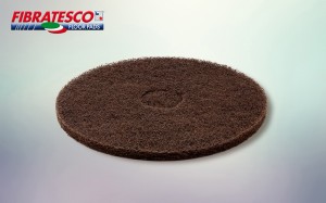 Pad maszynowy brązowy 8" Fibratesco Range 6 do zdzierania powłok
