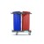 Wózek na odpady TTS Magic Line 30B Basic, 2x120 l – detal konstrukcji