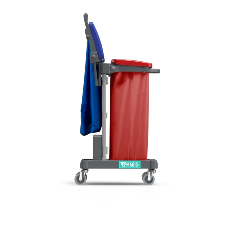 Wózek na odpady TTS Magic Line 30B Basic, 2x120 l – detal wyposażenia
