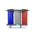 Wózek na odpady TTS Magic Line 50B Basic, 2x120 + 150 l – detal konstrukcji