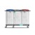 Wózek na odpady TTS Magic Line 150P Professional, zamykany, 3x150 l – detal konstrukcji