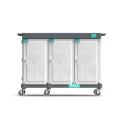 Wózek serwisowy TTS Magic Line 420S Safety, zamykana szafka – detal konstrukcji