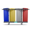 Wózek na odpady TTS Magic Line 190B Basic, 2x120 + 2x150 l – detal konstrukcji