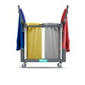 Wózek na odpady TTS Magic Line 190B Basic, 2x120 + 2x150 l – detal wyposażenia