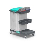 Wózek serwisowy TTS Magic Line 110P, zabudowany worek 150 l i kosze