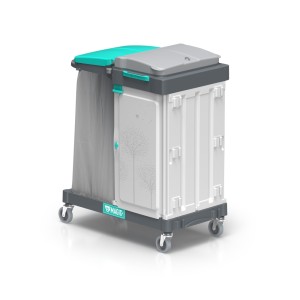 Wózek serwisowy TTS Magic Line 470S, kompaktowy z 2 szufladami, worek 120 l