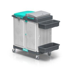 Wózek serwisowy TTS Magic Line 460E Elegance z pedałem, worek 150 l