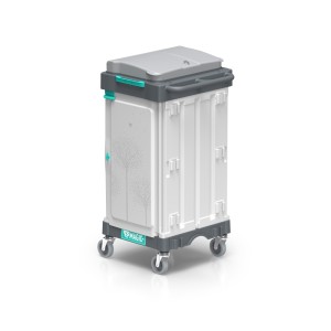 Wózek serwisowy TTS Mini Magic 420S, zamykany, 2 szuflady 22 l i wiadra