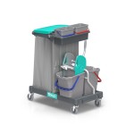 Wózek serwisowy TTS Magic Line 120B z wyciskarką i 2 wiadrami 15 l