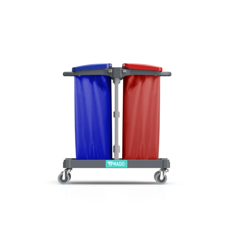 Wózek na odpady TTS Magic Line 100B Basic, 2x120 l – detal konstrukcji