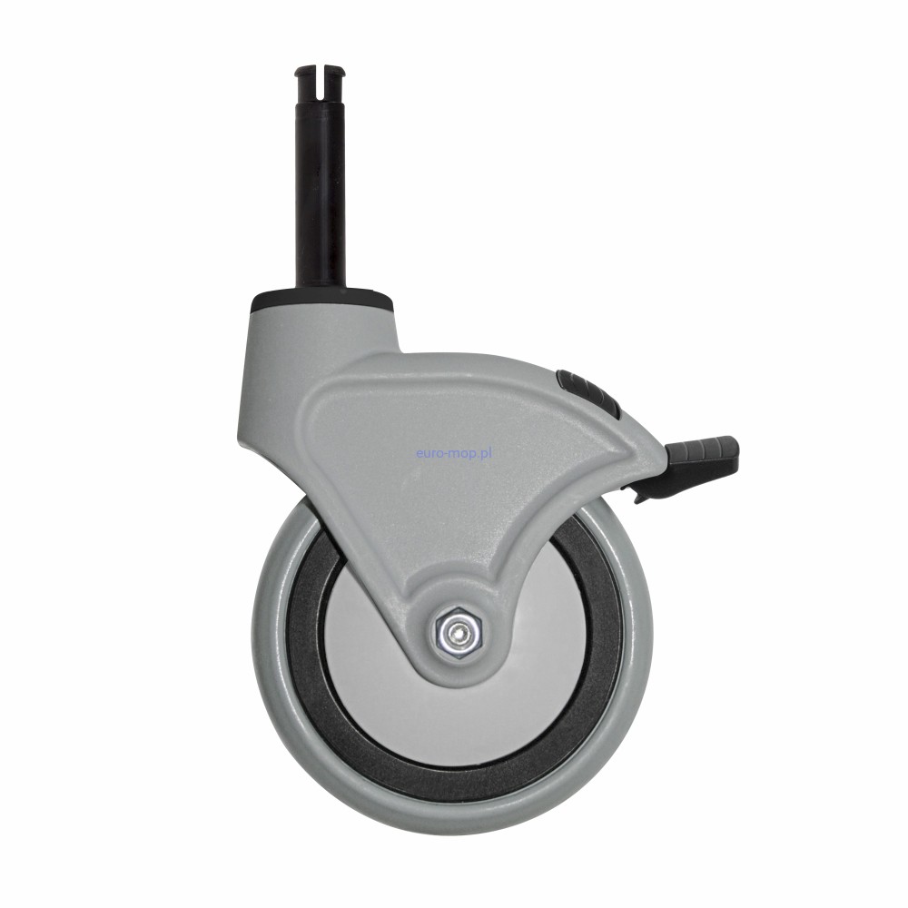 Koło gumowe ø 125 mm z hamulcem do wózka TTS Magic Line