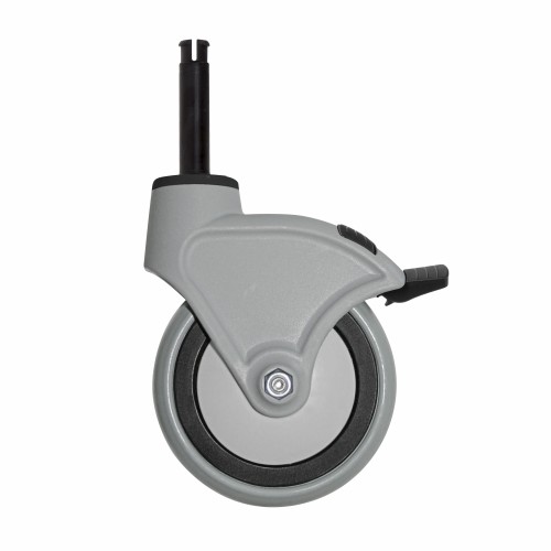 Koło gumowe ø 125 mm z hamulcem do wózka TTS Magic Line