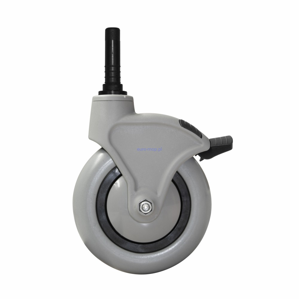Koło gumowe ø 150 mm z hamulcem do wózka TTS Green Line