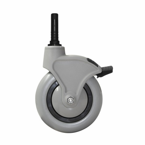 Koło gumowe ø 150 mm z hamulcem do wózka TTS Green Line