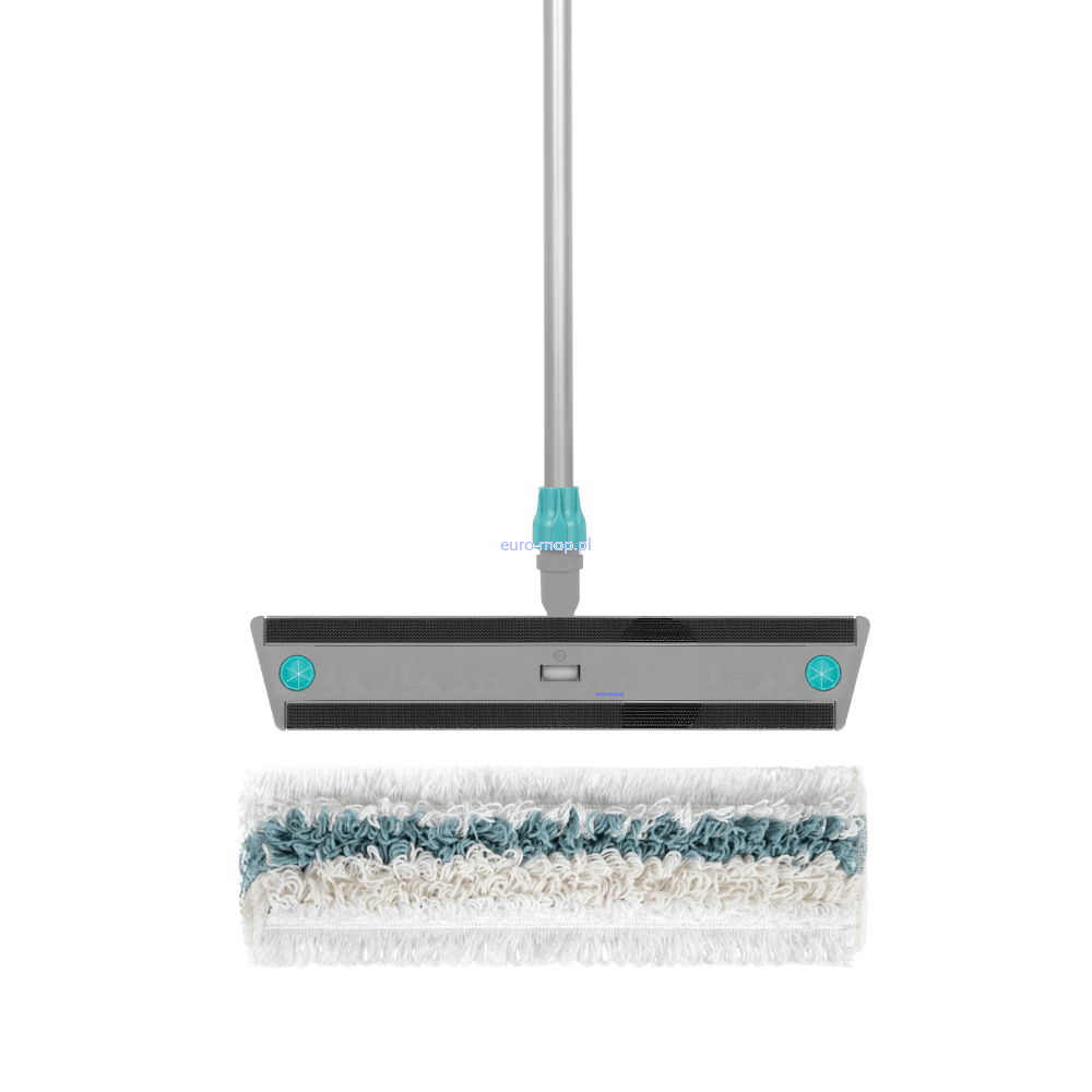 mop płaski na rzep TTS Tris 40 cm komplet – stelaż Velook, kij, wkład 3 włókna