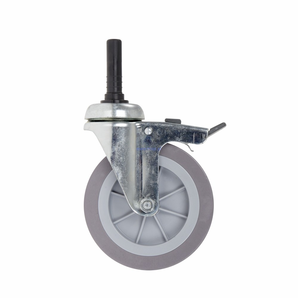 Koło ø 125 mm z hamulcem do wózka TTS Green Line