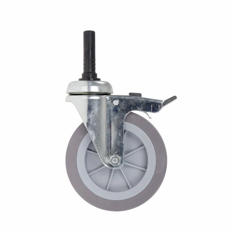 Koło ø 125 mm z hamulcem do wózka TTS Green Line