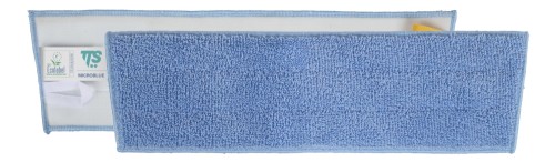 Mop płaski na rzep TTS MICROBLUE 40cm komplet