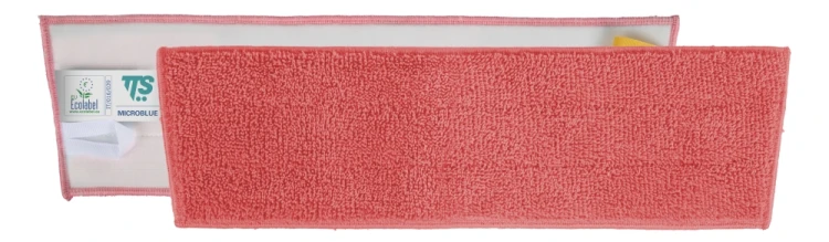 Mop płaski na rzep TTS MICRORED 40cm komplet