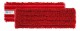 Mop płaski na rzep TTS MICRORICCIO czerwony 40cm komplet