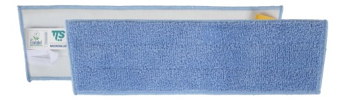 Mop płaski na rzep TTS MICROBLUE 60cm komplet