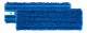 Mop płaski na rzep TTS MICRORICCIO niebieski 60cm komplet