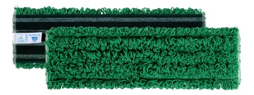 Mop płaski na rzep TTS MICRORICCIO zielony 60cm komplet
